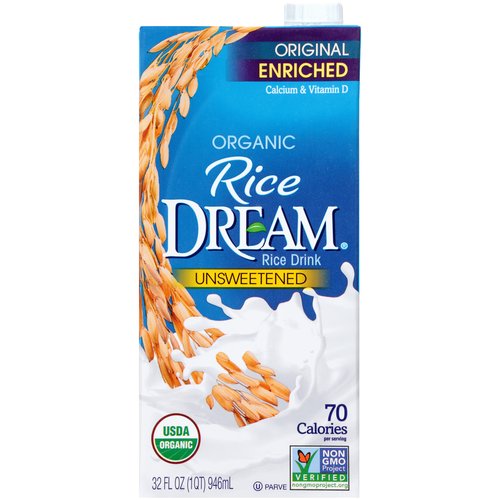 Rice Dream Organic Rice Drink, Original, Unsweetened