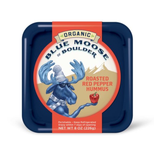 Blue Moose of Boulder Roasted Red Pepper Hummus