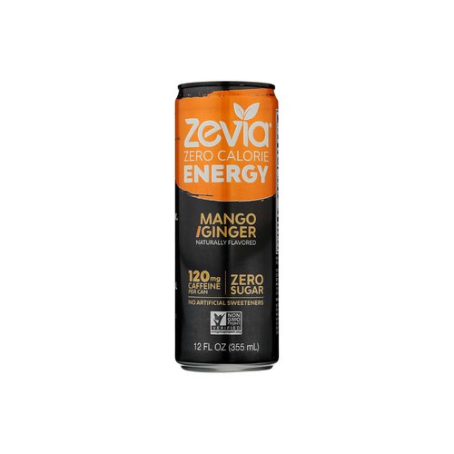 Zevia Energy Mango Ginger