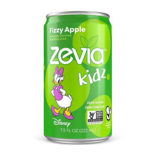 Zevia Kidz Sparkling Fizzy Apple (6-pack)