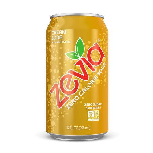 Zevia Zero Calorie Cream Soda (Single)
