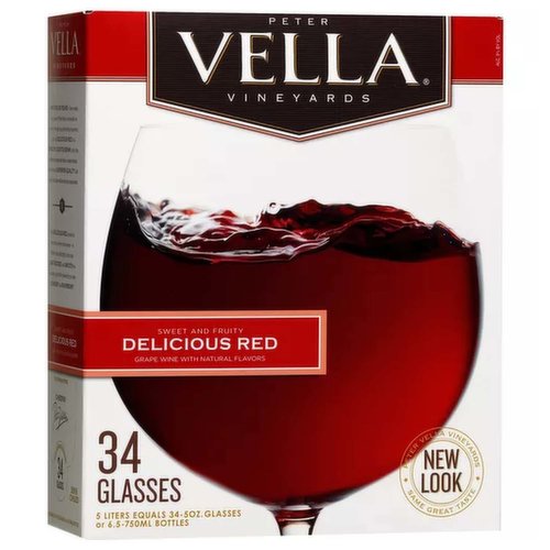 Peter Vella Grape Wine, Delicious Red