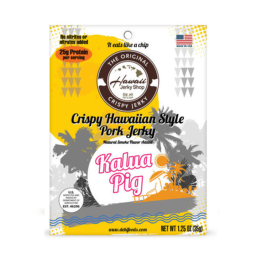 De Hi Kalua Pig Crispy Jerky