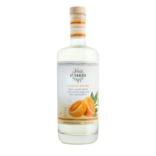 21 Seeds Valencia Orange Tequila, 70 Proof