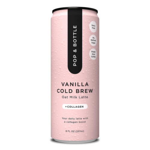 Pop & Bottle Oat Latte Cold Brew Vanilla