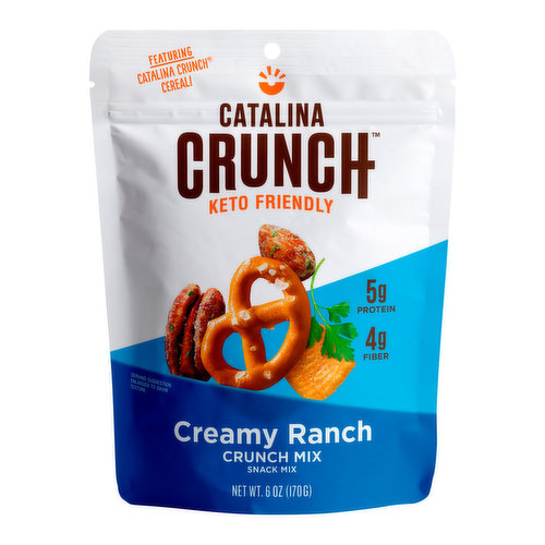 Catalina Crunch Keto Friendly Creamy Ranch Crunch Snack Mix