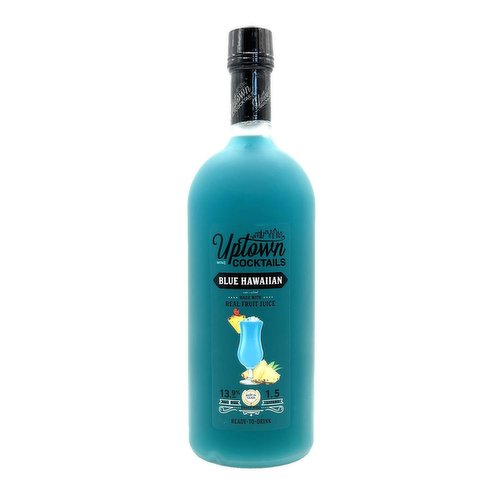 Uptown Wine Cocktail Blue Hawaiian