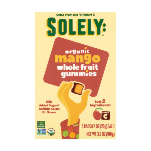 Solely Fruit Gummies Mango