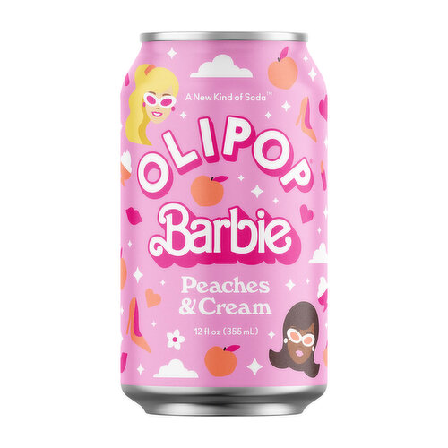 Olipop Barbie Peaches & Cream