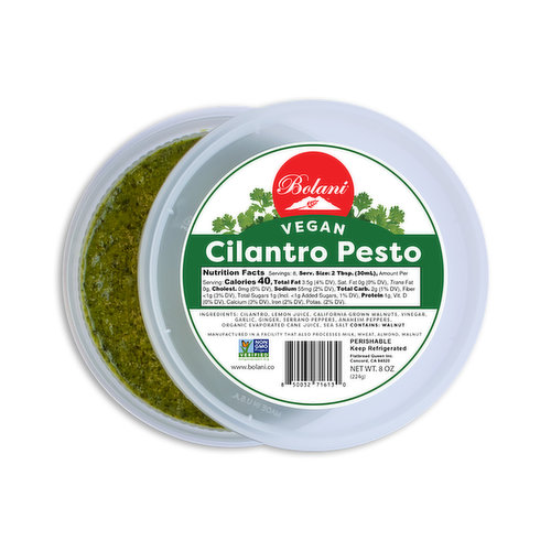 Bolani Vegan Cilantro Pesto Sauce