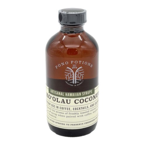 Pono Potions Syrup Koolau Coconut