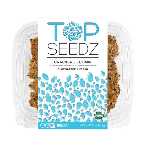 Top Seedz Cumin Seed Crackers