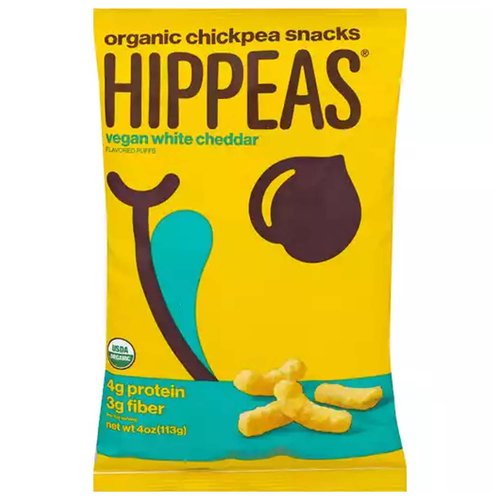 Hippeas Puffs White Cheddar