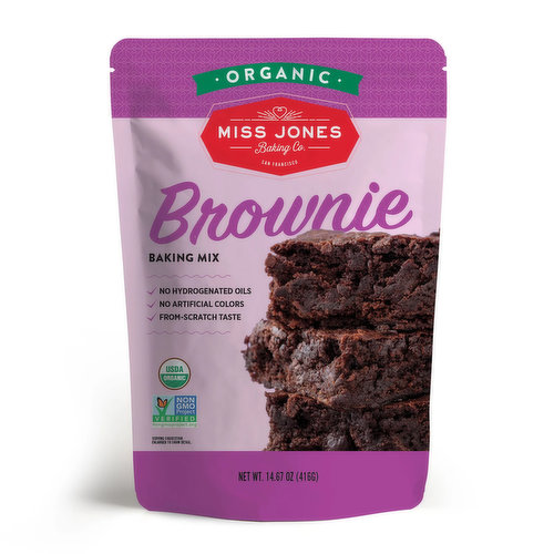 Miss Jones Baking Organic Brownie Baking Mix