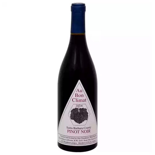 Au Bon Climat Pinot Noir, Santa Barbara County, 2006, 750 Millilitre