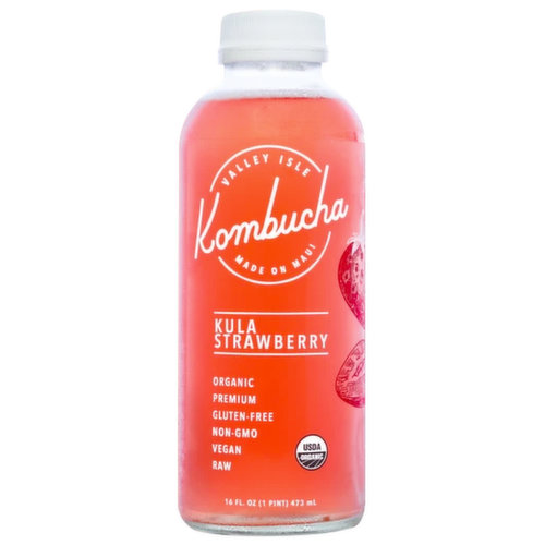 Valley Isle Kombucha, Kula Strawberry