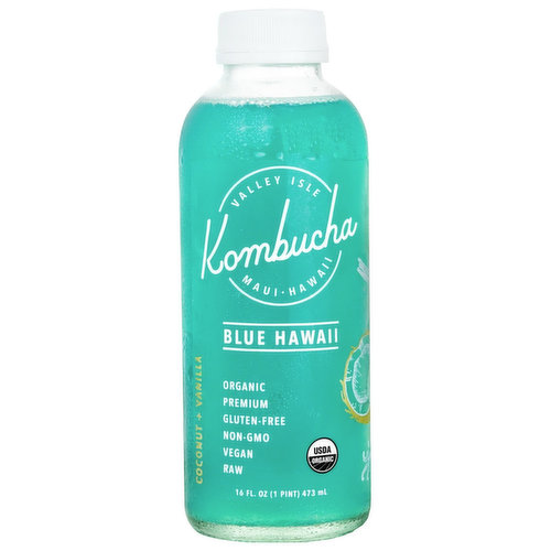 Valley Isle Kombucha, Blue Hawaii