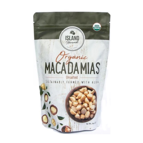 Island Harvest Organic Unsalted Mac Nuts