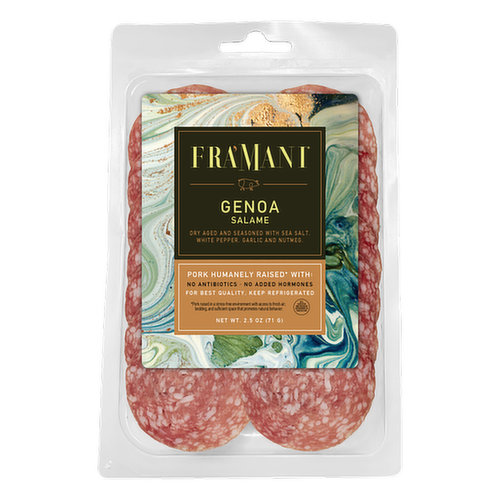 Fra'Mani Genoa Salame Sliced