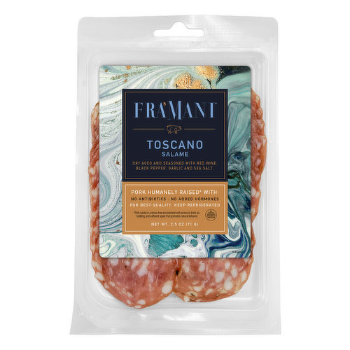 Fra'mani Toscano Salame Sliced