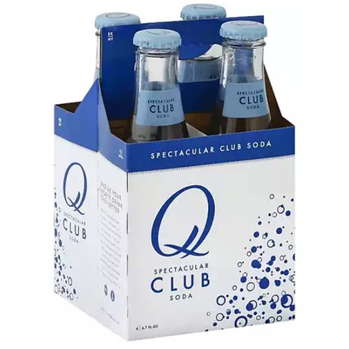 Q Club Soda, Bottles (Pack of 4)