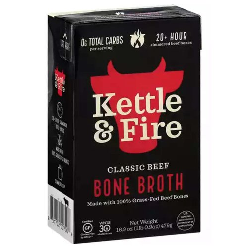 Kettle & Fire Grass Fed Beef Bone Broth