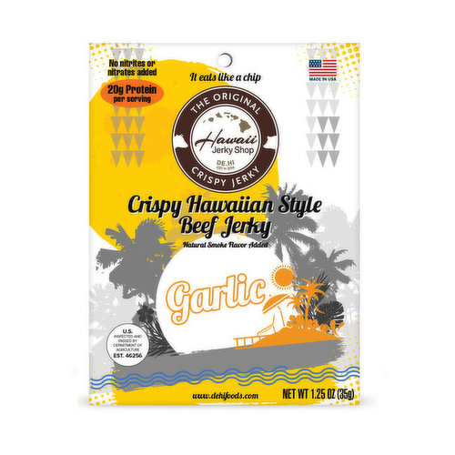 De Hi Crispy Jerky, Garlic