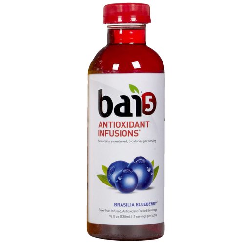 Bai Antioxidant Beverage, Brasilia Blueberry