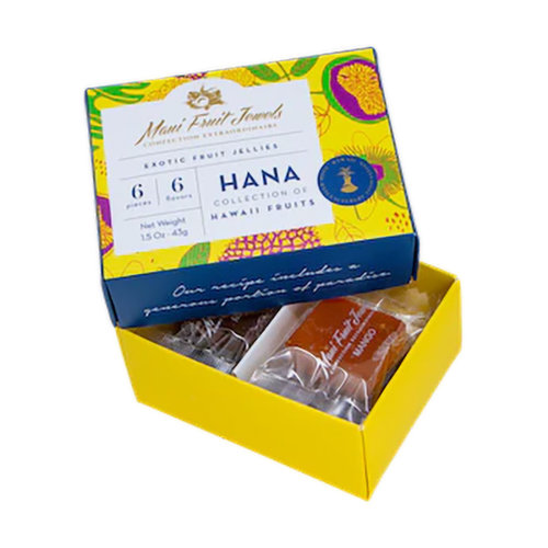 Maui Fruit Jewels Hana, Assorted, 6 Pcs.