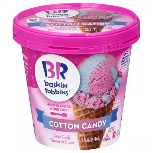 Baskin Robbins Ice Cream, Cotton Candy