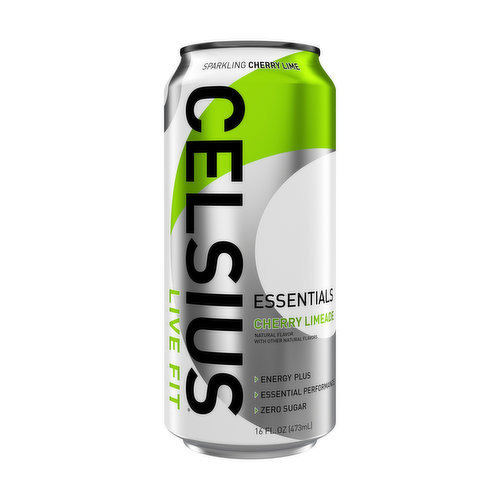 Celsius Live Fit Essentials Energy Drink Sparkling Cherry Limeade