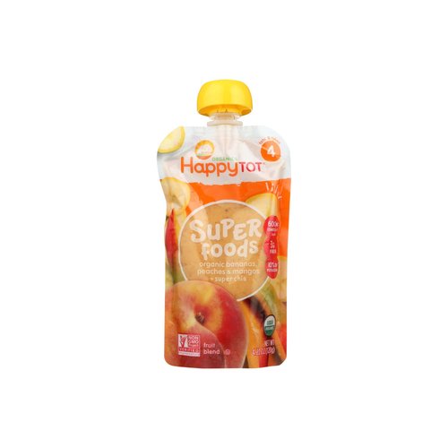 Happy Tot Organics Superfoods Fruit Blend, 4