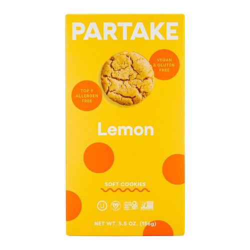 Partake Lemon Soft Cookies