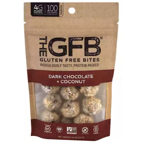 Gluten Free Bites, Dark Chocolate Coconut