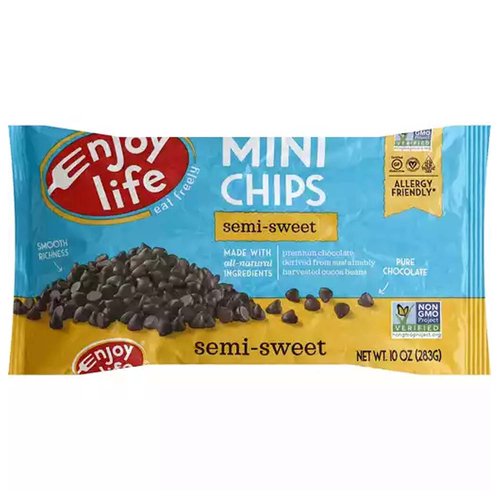 Enjoy Life Chocolate Chips, Mini, Semi-Sweet