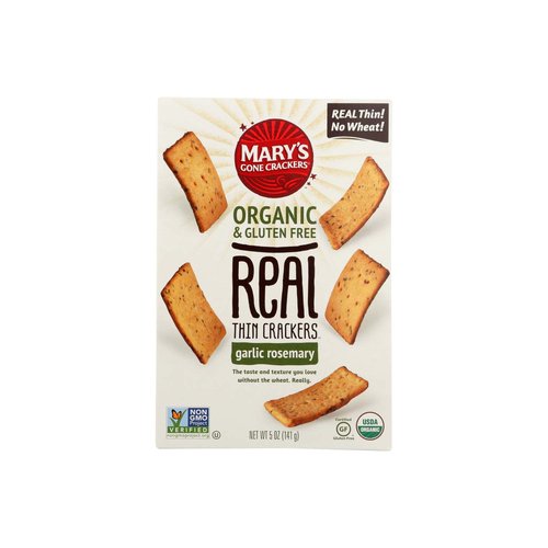 Mary's Gone Organic Crackers, Garlic Rosemary, Thin