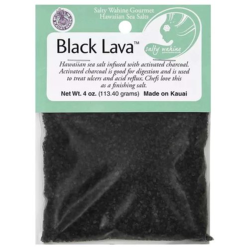 Salty Wahine Black Lava Salt Pouch