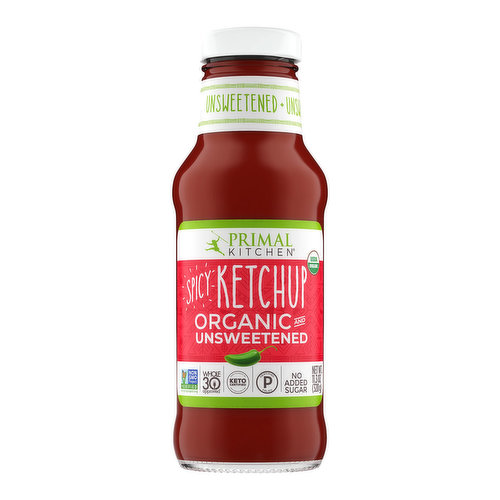 Primal Kitchen Organic Unsweetened Ketchup 