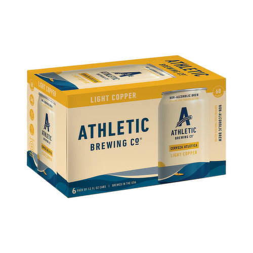 Athletic Cerveza Athletica Light Copper Non-Alcoholic (6-pack)