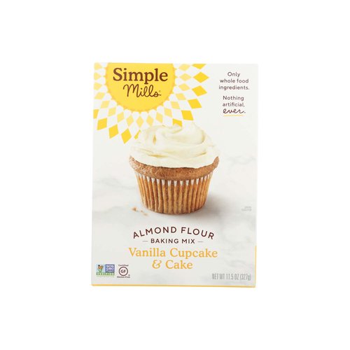 Simple Mills Almond Flour Cake Mix, Vanilla 