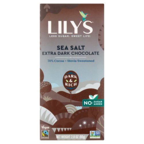 Lilys Dark Chocolate Sea Salt