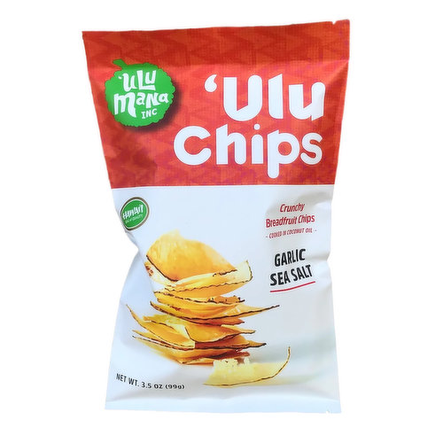 Ulu Mana Chips Garlic Sea Salt