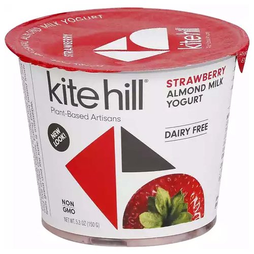 Kite Hill Almond Milk Yogurt, , Strawberry