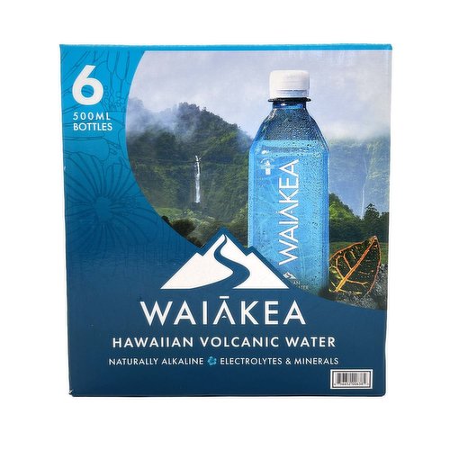 Waiakea Hawaiian Water (6/500ml)