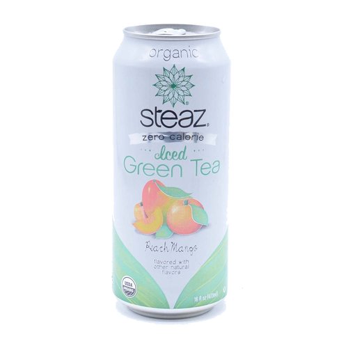 Steaz Iced Tea Zero Peach Mng