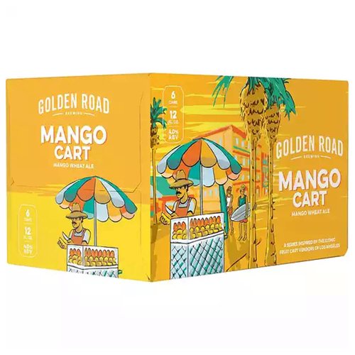 Golden Road Mango Cart, Cans (Pack of 6)