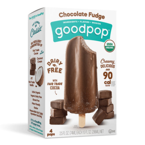 Goodpop Frozen Pops Chocolate Fudge