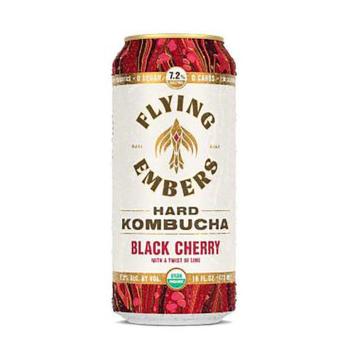 Flying Embers Hard Kombucha Black Cherry