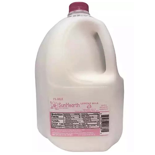 Sunhearth Milk, 1% Low Fat