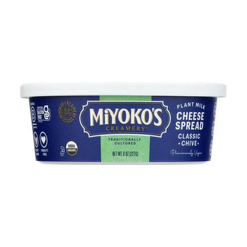 Miyoko Double Cream Cheese Chive